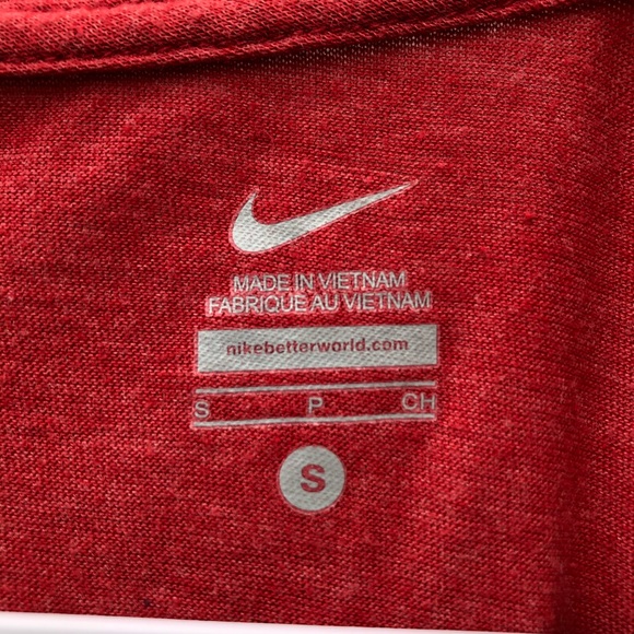 Nike Alabama Roll Tide V Neck Short Sleeve Size S - Picture 7 of 9